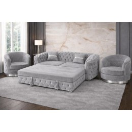 Set canapea extensibilă cu...