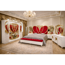 Set Dormitor Royal Rosu...