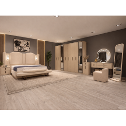 Set Dormitor Prestige Bej...