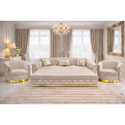 Set canapea extensibilă cu...