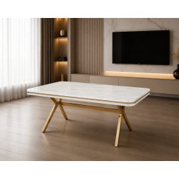 Masa dreptunghiulara Mdf/gold
